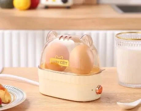 Mini Egg Steamer for cooking soft, medium, and hard-boiled eggs with a compact design and easy-to-clean surface.