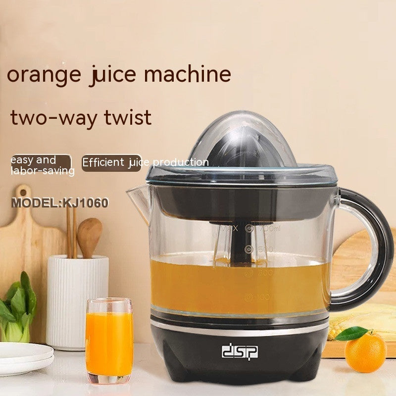 Orange juice manual juicer with durable ABS design and 0.7L container