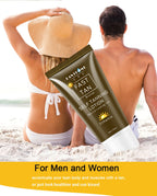50ml tanning cream body lotion in lightweight smooth formula for gradual sun-kissed glow