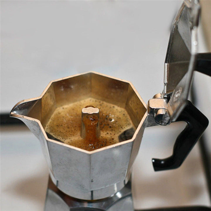 Food Grade Aluminum Alloy Coffee Pot for single cup brewing