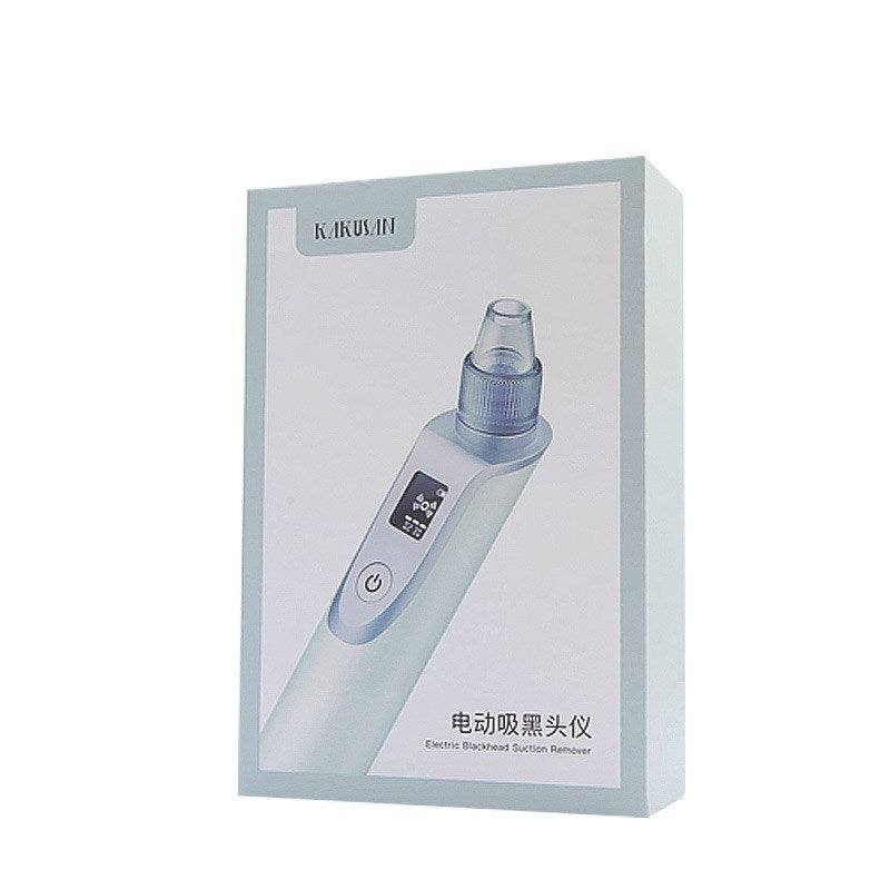 White ultrasonic facial cleansing instrument for blackheads and pore care