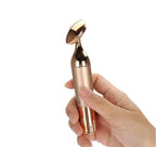 Gold electric facial massager DL-B552 with high-frequency vibration