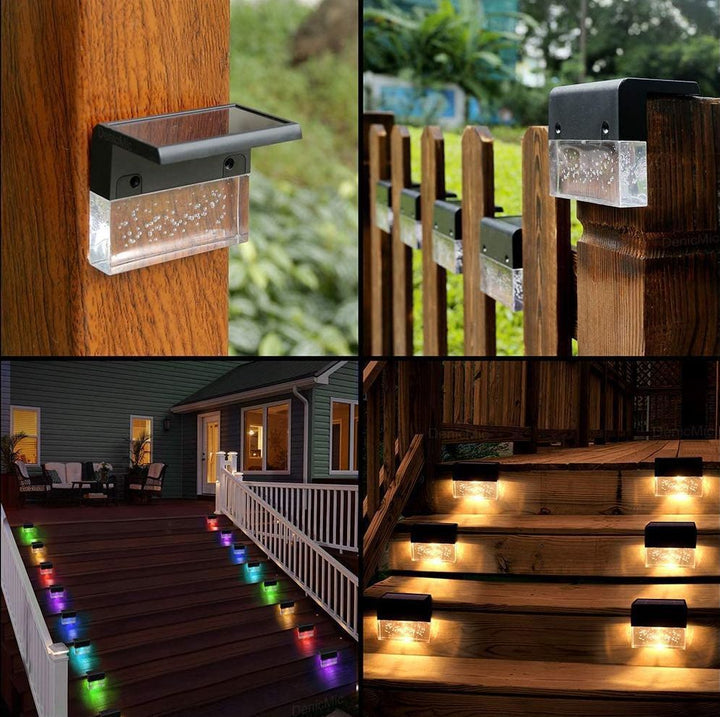 LED Solar Light Step Fence Light