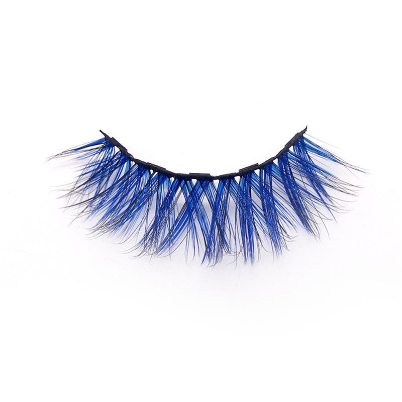 Glue-free magnetic fiber eyelashes in assorted colors