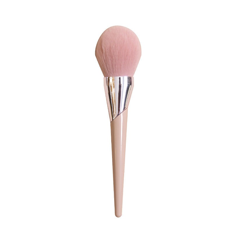 High-gloss professional makeup brush set with powder, blush, contour, and eyeshadow brushes