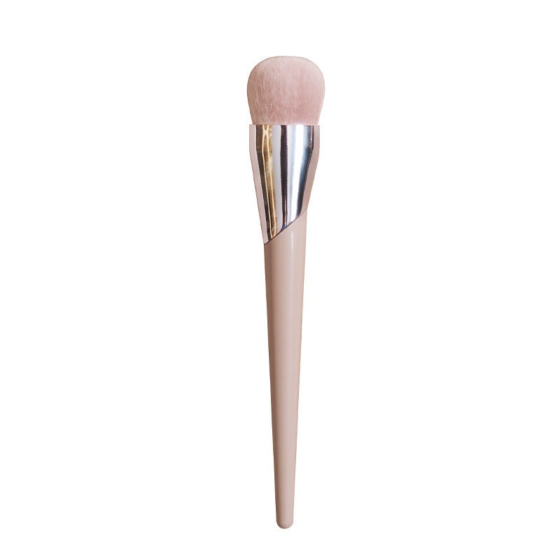 High-gloss professional makeup brush set with powder, blush, contour, and eyeshadow brushes