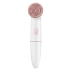 Electric silicone facial cleansing brush with waterproof design for deep pore cleaning