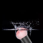 Pink silicone facial cleansing brush for blackhead and pore cleaning