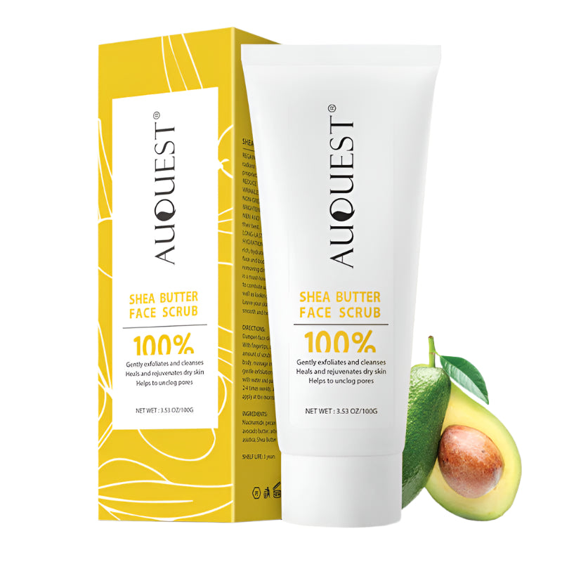 Facial Scrub Shea Body Scrub for Cleansing, Moisturizing, Brightening