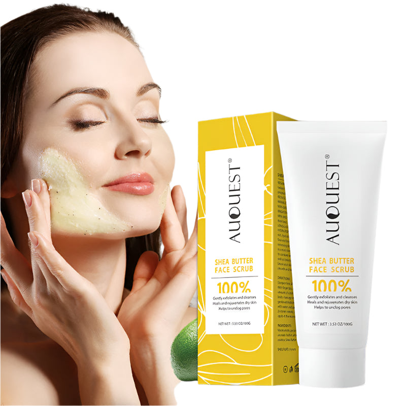 Facial Scrub Shea Body Scrub for Cleansing, Moisturizing, Brightening