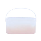 Portable mini LED makeup box with rechargeable touch mirror