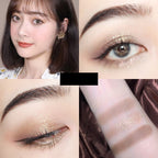 4-color eyeshadow palette with natural blendable shades for daily use