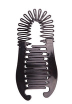 Adjustable black or brown hair braider clip for women