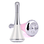 Small gyroscope facial beauty instrument with ABS body and vibrating function