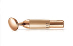 Gold electric facial massager DL-B552 with high-frequency vibration