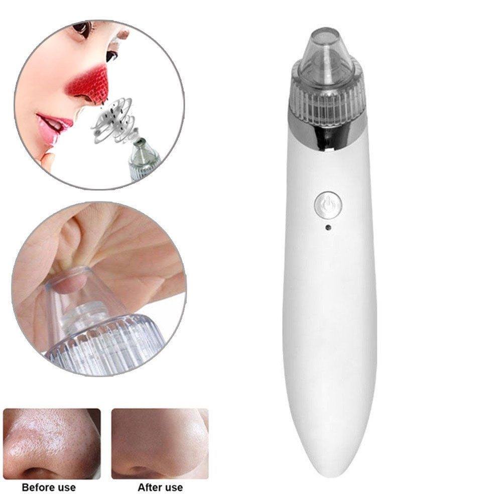 Blackhead remover facial machine with four suction heads for pore cleaning