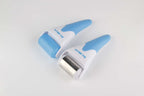 Cooling plastic ice roller for face and body massage