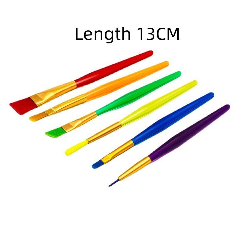 Automatic water brush cleaner in blue, purple, pink, white, and green