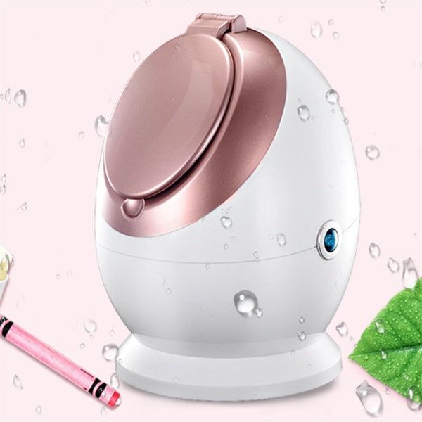 White nano ionic facial steamer SA-166A producing warm mist