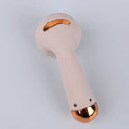 Electric silicone face cleansing brush with rotating cleaning head