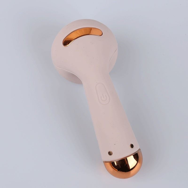 Electric silicone face cleansing brush with rotating cleaning head