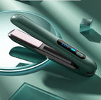 Wireless USB rechargeable mini hair straightener and curler with 5000mAh battery