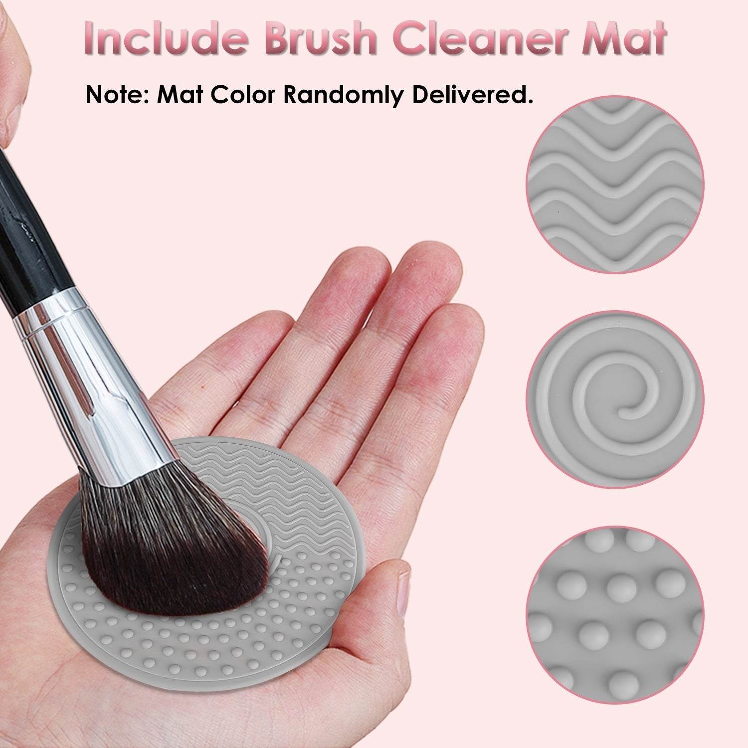USB 4-in-1 Makeup Brush Cleaner with Automatic Wash Dry & UV Sterilization