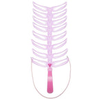 8-piece eyebrow stencil kit with reusable templates for shaping eyebrows