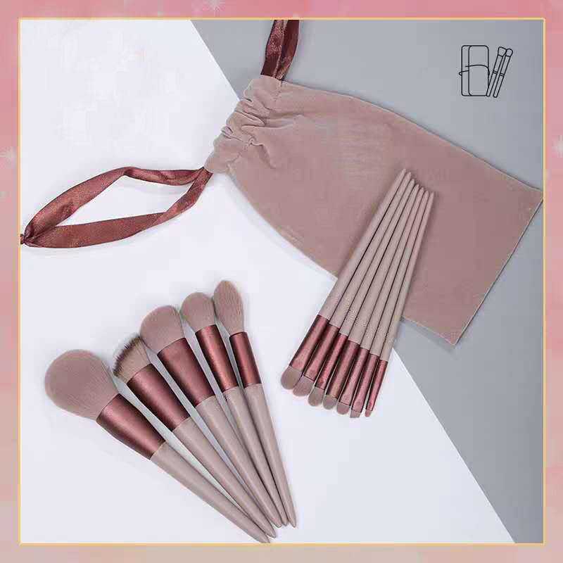 Makeup Brush Set Animal Hair Eye Shadow Loose Powder Blush for Repair