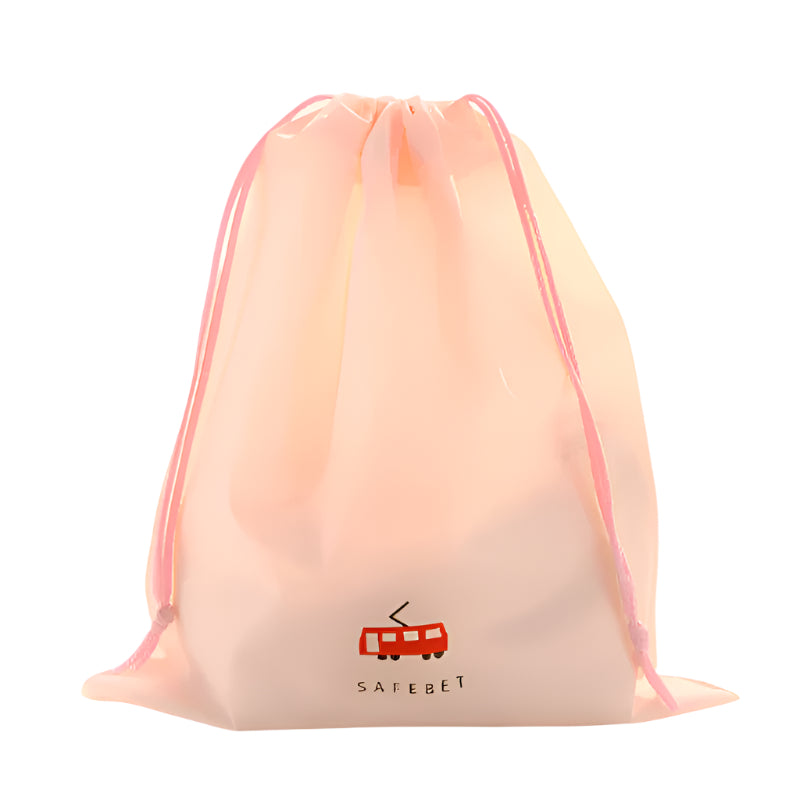 Animal Printing Large Capacity Drawstring Lazy Cosmetic Storage Bag