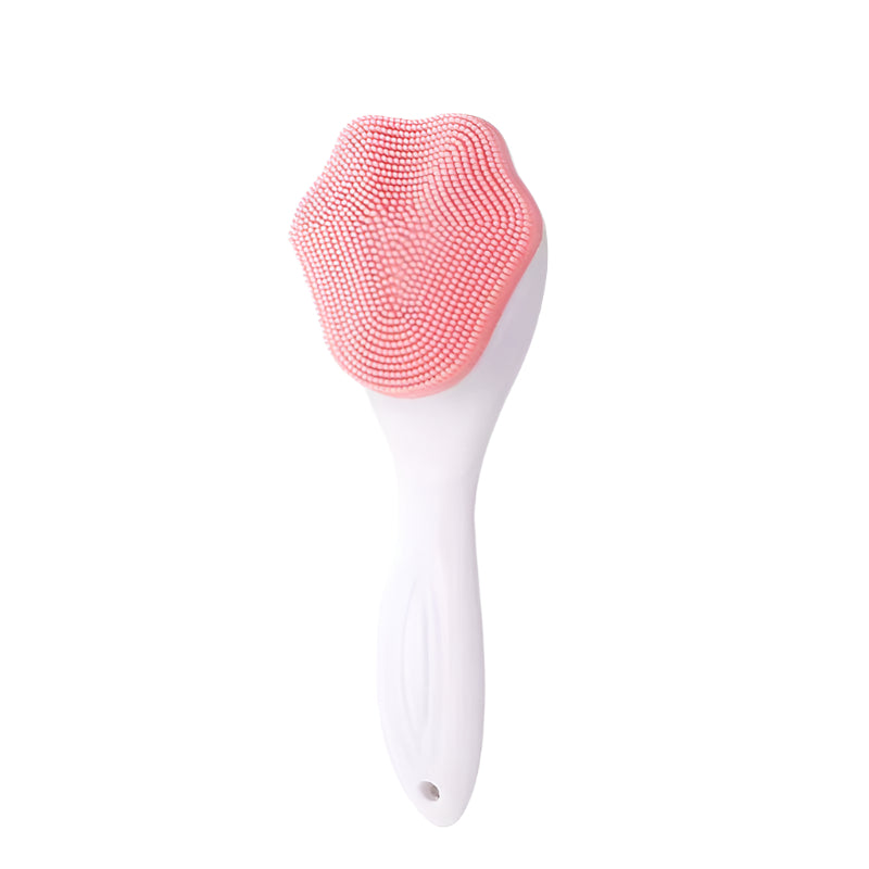 Face Scrubber - Handheld Silicone Facial Cleansing & Exfoliating Brush