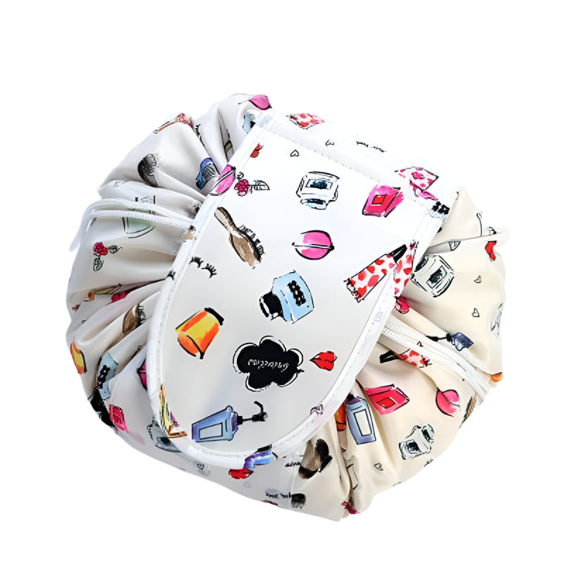 Animal Printing Large Capacity Drawstring Lazy Cosmetic Storage Bag