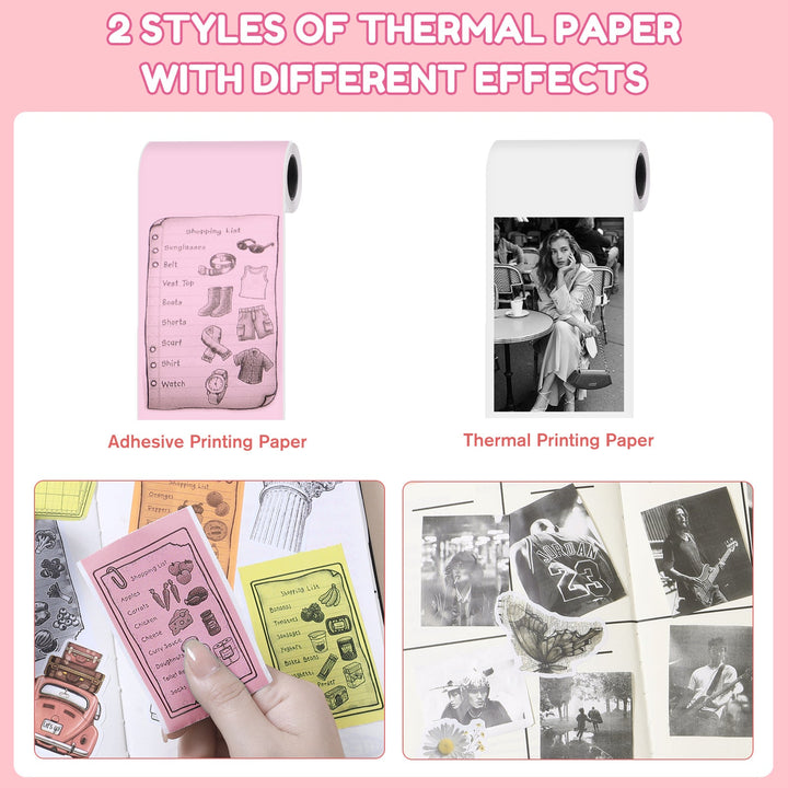 Thermal Mini Printer X2 Inkless Sticker Maker