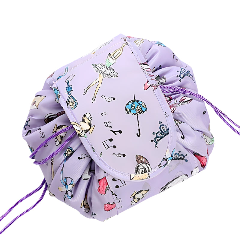 Animal Printing Large Capacity Drawstring Lazy Cosmetic Storage Bag