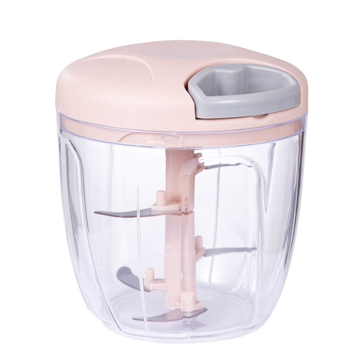 Manual Vegetable Cutter in small pink, blue, and green colors