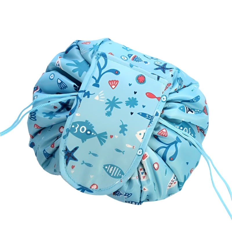 Animal Printing Large Capacity Drawstring Lazy Cosmetic Storage Bag