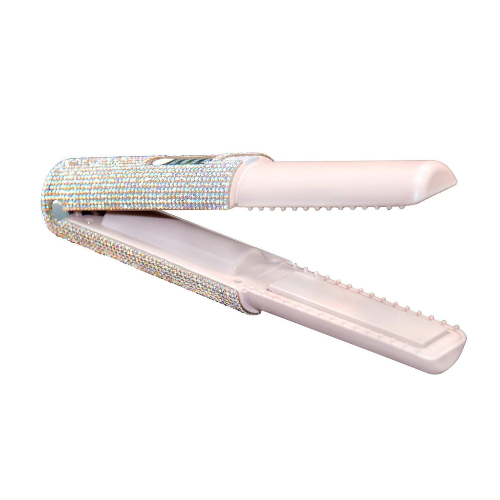 2-in-1 USB Electric Hair Straightening Brush & Curler