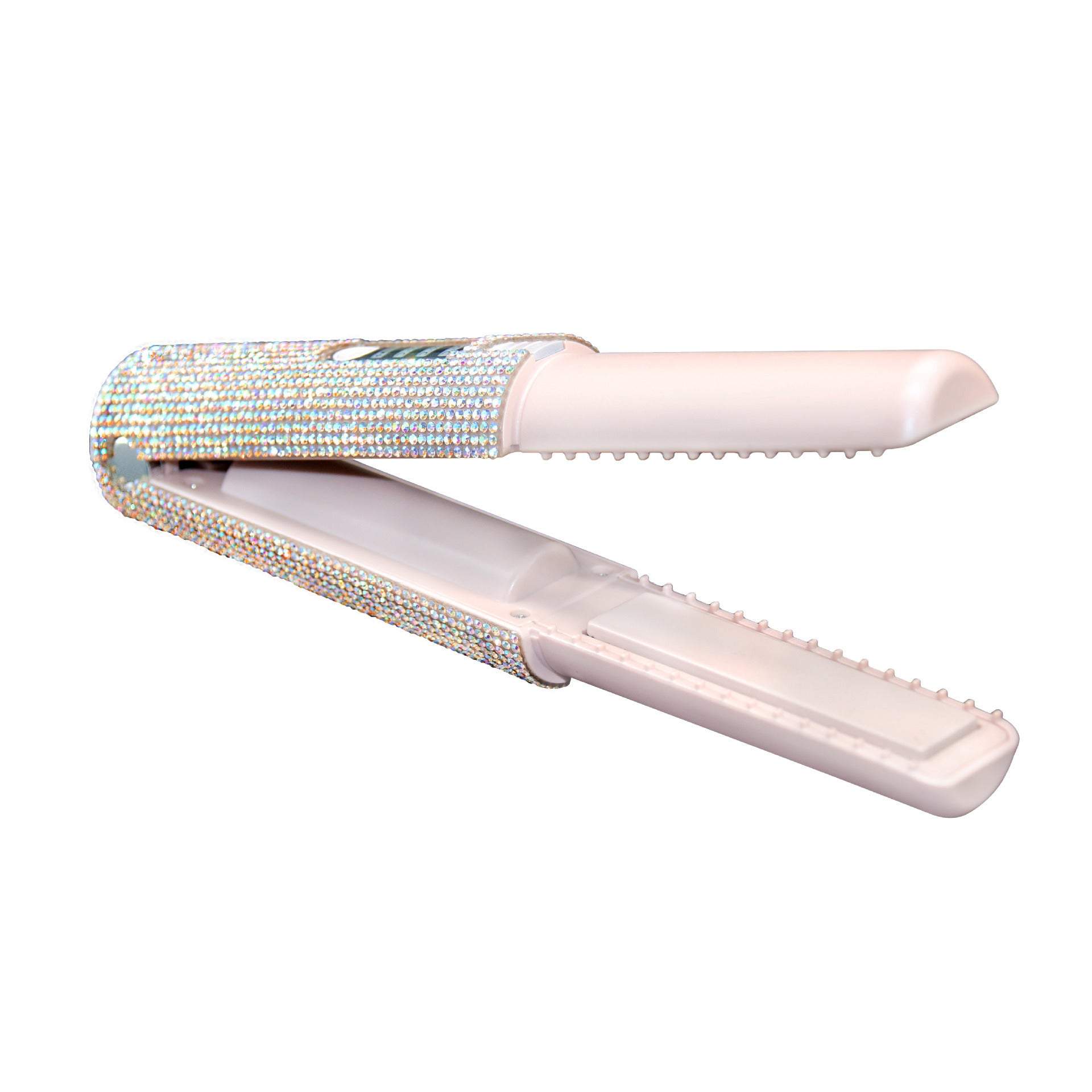 2-in-1 USB Electric Hair Straightening Brush & Curler