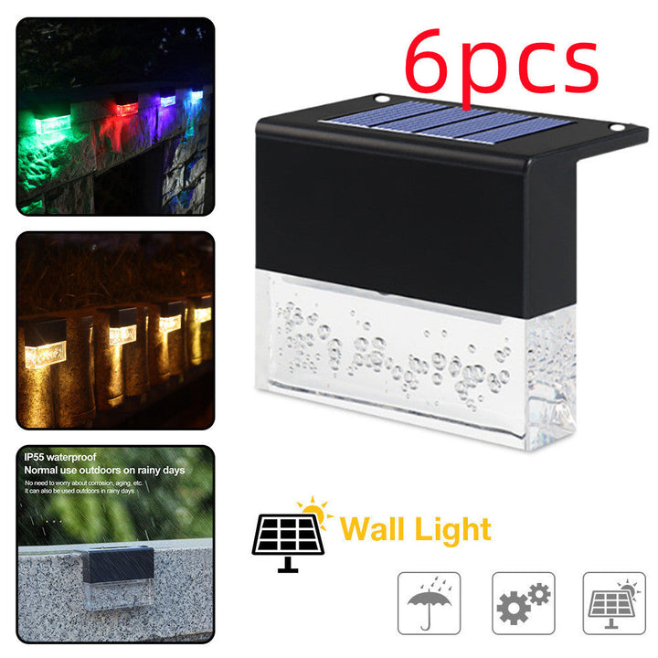 LED Solar Light Step Fence Light