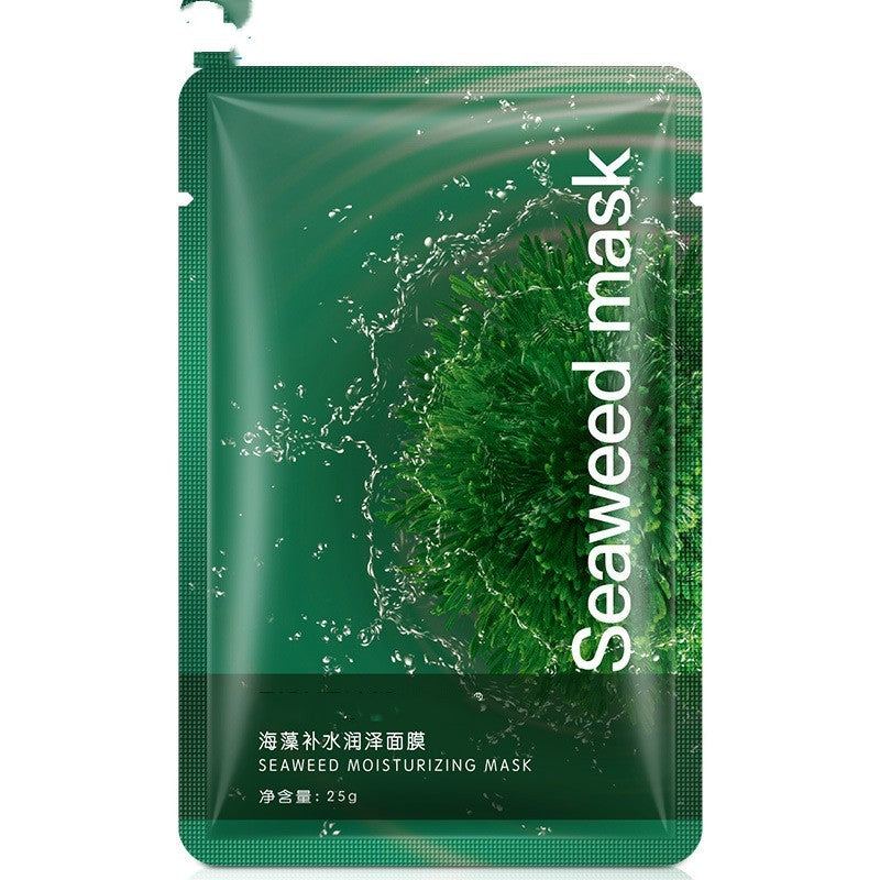 Seaweed moisturizing facial sheet mask with hydrating botanical extracts
