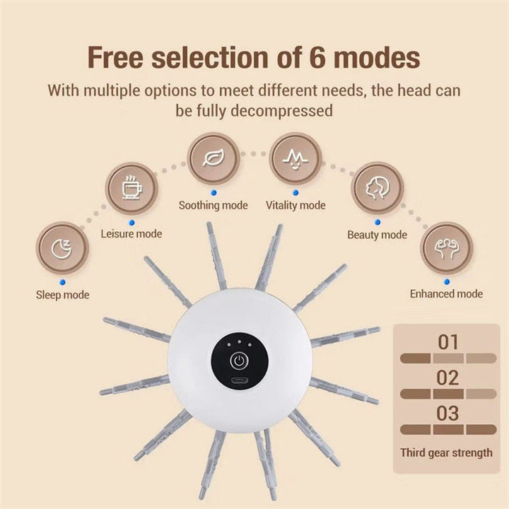 Electric Head Massager Tingler Massage Decompression Scalp Massager