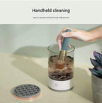 Professional electric makeup brush cleaner made from ABS plastic