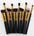 10-Piece Makeup Brush Set
