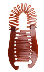 Adjustable black or brown hair braider clip for women