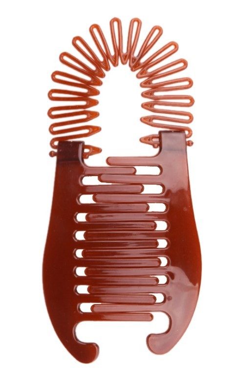 Adjustable black or brown hair braider clip for women