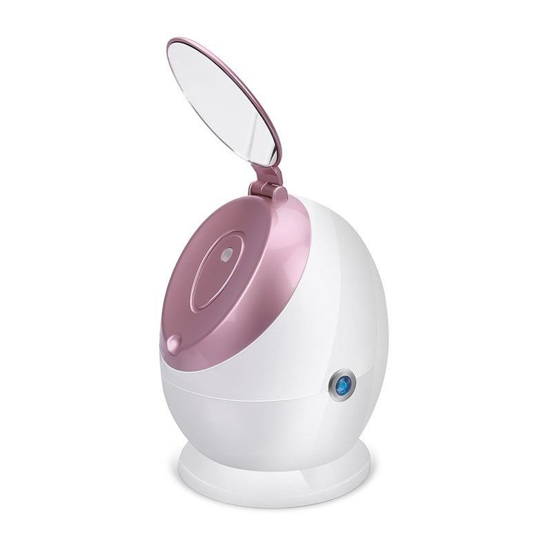White nano ionic facial steamer SA-166A producing warm mist