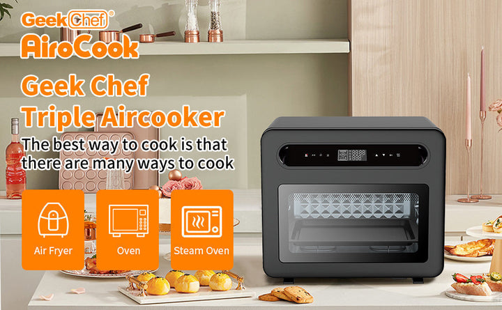 Innovational Steam & Air Fryer Oven with Digital Touchscreen