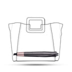 2-in-1 hair straightener and crimper with ceramic plates and LCD temperature display