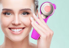 Electric Ultrasonic Silicone Facial Brush for Deep Pore Cleansing
