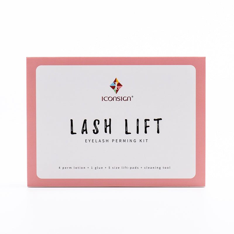 ICONSIGN Lash Lift Kit with perm lotions, glue, silicone pads, and tools